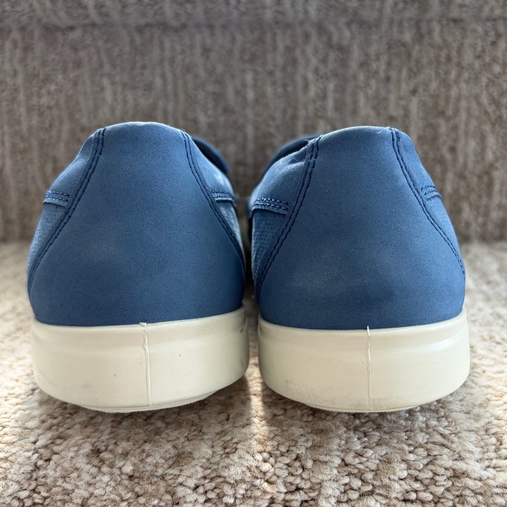 ECCO Barentz women's blue loafers. Size EU 39 (US 8-8.5) - Picture 4 of 8